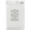 Ensemble de cartes et d’enveloppes blanches miroitantes en format A7 de Recollections
